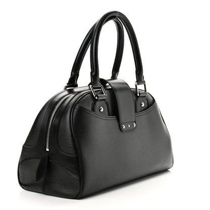 Louis Vuitton Epi Bowling Montaigne GM Black 3 of 9