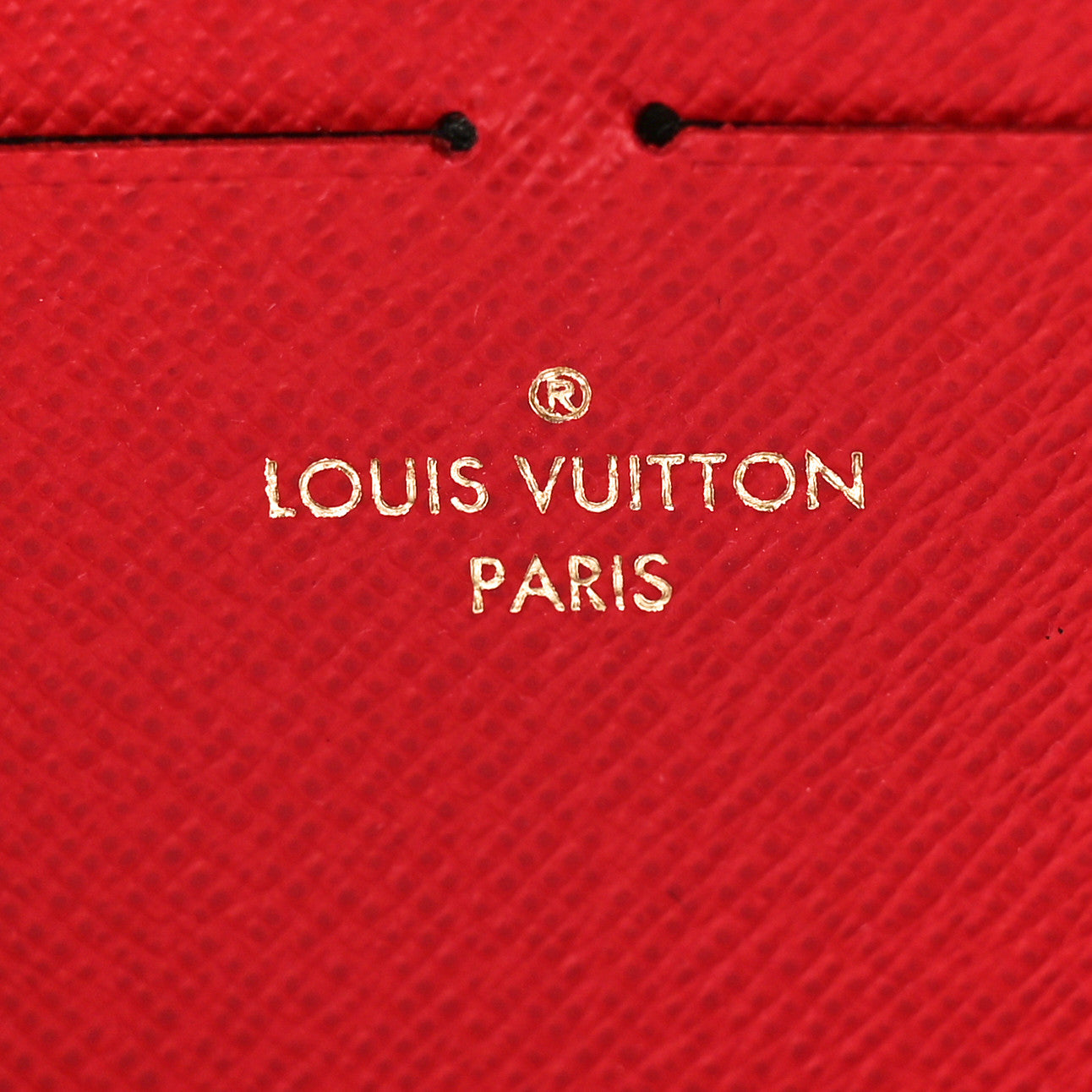 Louis Vuitton Damier Ebene Clemence Wallet Cherry 6 of 7