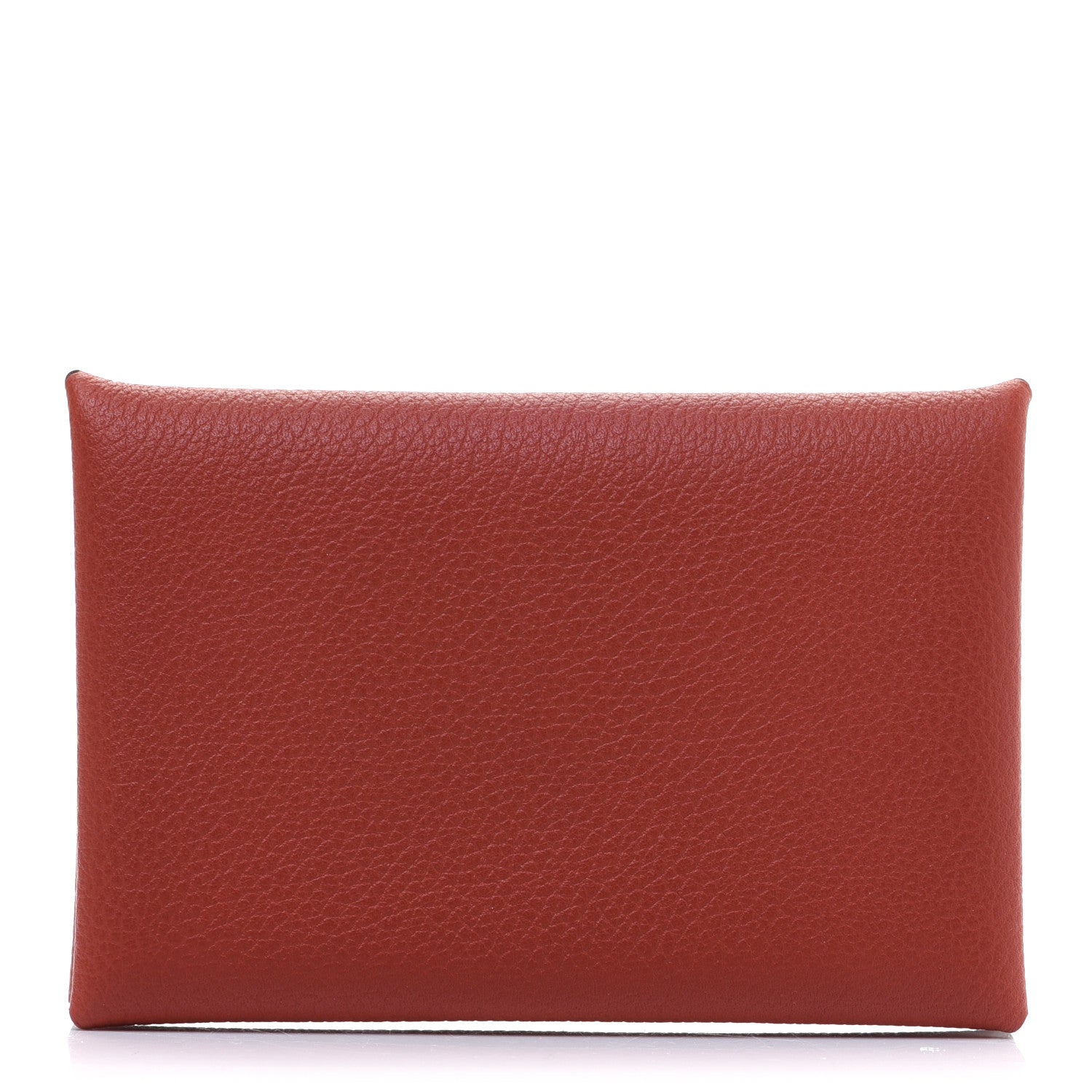 Hermes Evercolor Calvi Card Case Brique 1 of 8