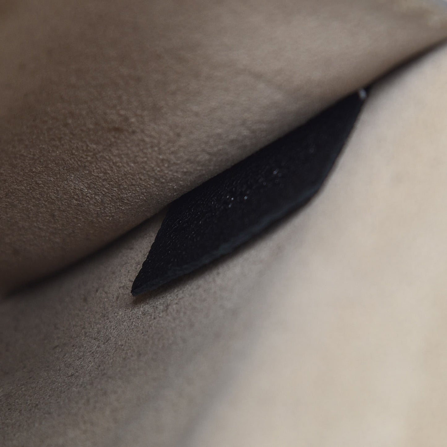 Grained Lambskin Drew Shoulder Bag Black
