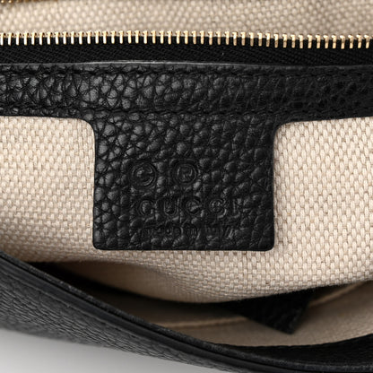 Gucci Pebbled Calfskin Medium Soho Flap Crossbody Black 6 of 10