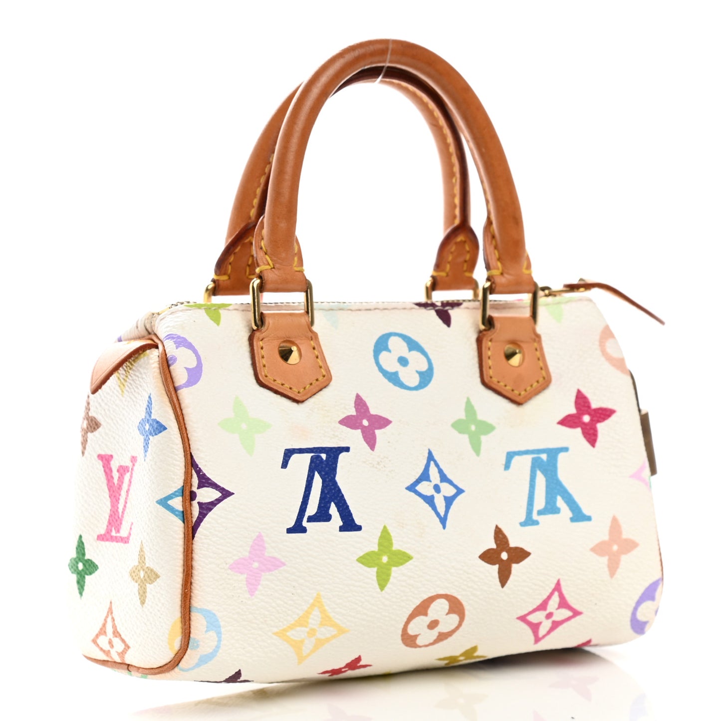 Monogram Multicolor Mini Sac HL Speedy White