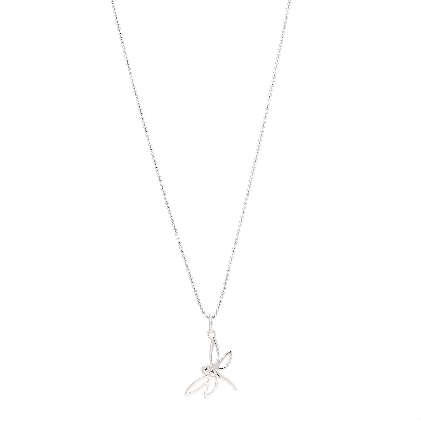 Sterling Silver Dragonfly Pendant Necklace