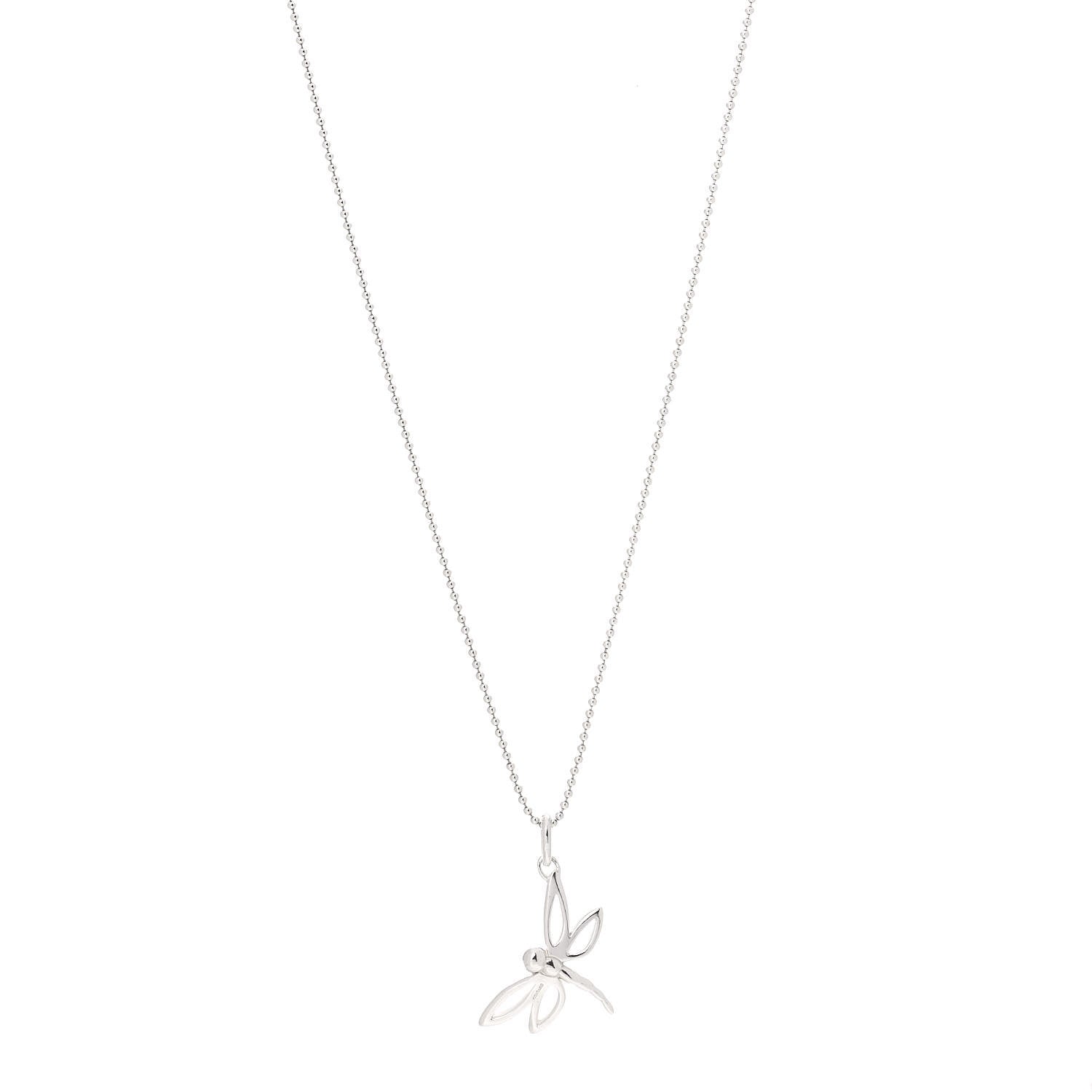 Tiffany Sterling Silver Dragonfly Pendant Necklace 1 of 6