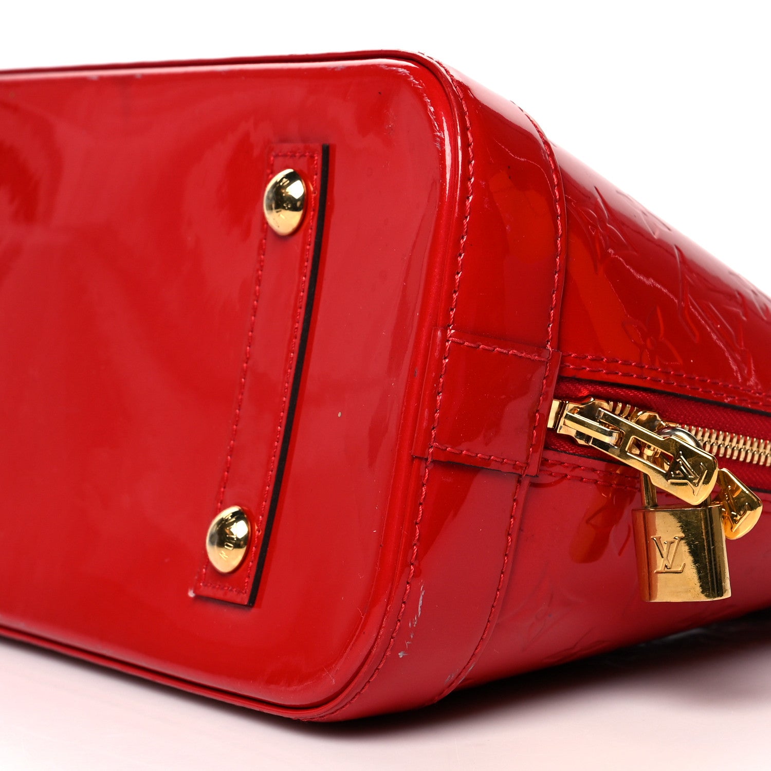 Louis Vuitton Vernis Alma PM Cherry 9 of 23