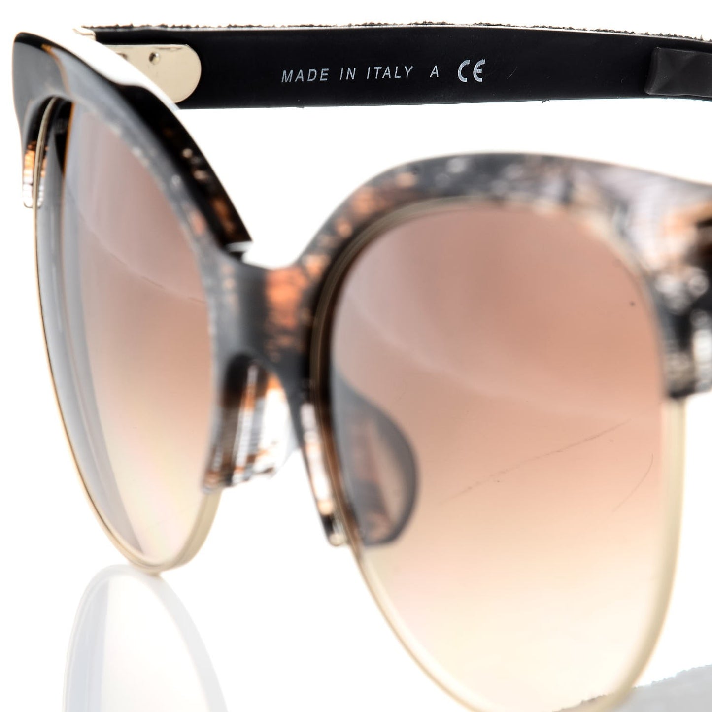 Denim Quilted Pantos Spring Sunglasses 5342 Brown