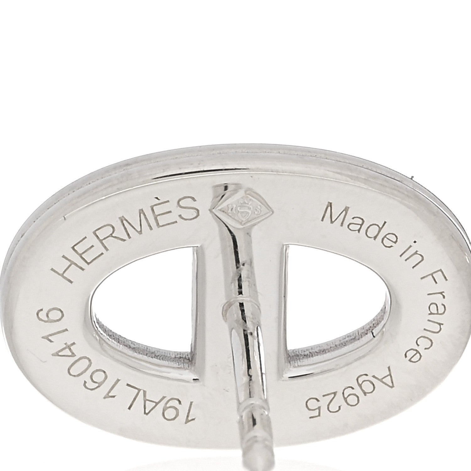 Hermes Sterling Silver Farandole Earrings 4 of 5