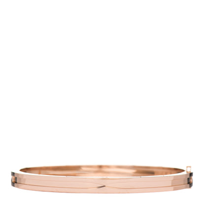 Bulgari 18K Rose Gold Narrow B.Zero1 Bangle Bracelet S 1 of 7