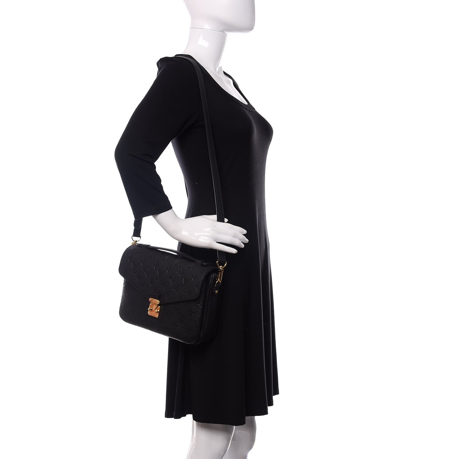 Louis Vuitton Empreinte Pochette Metis Black 2 of 8