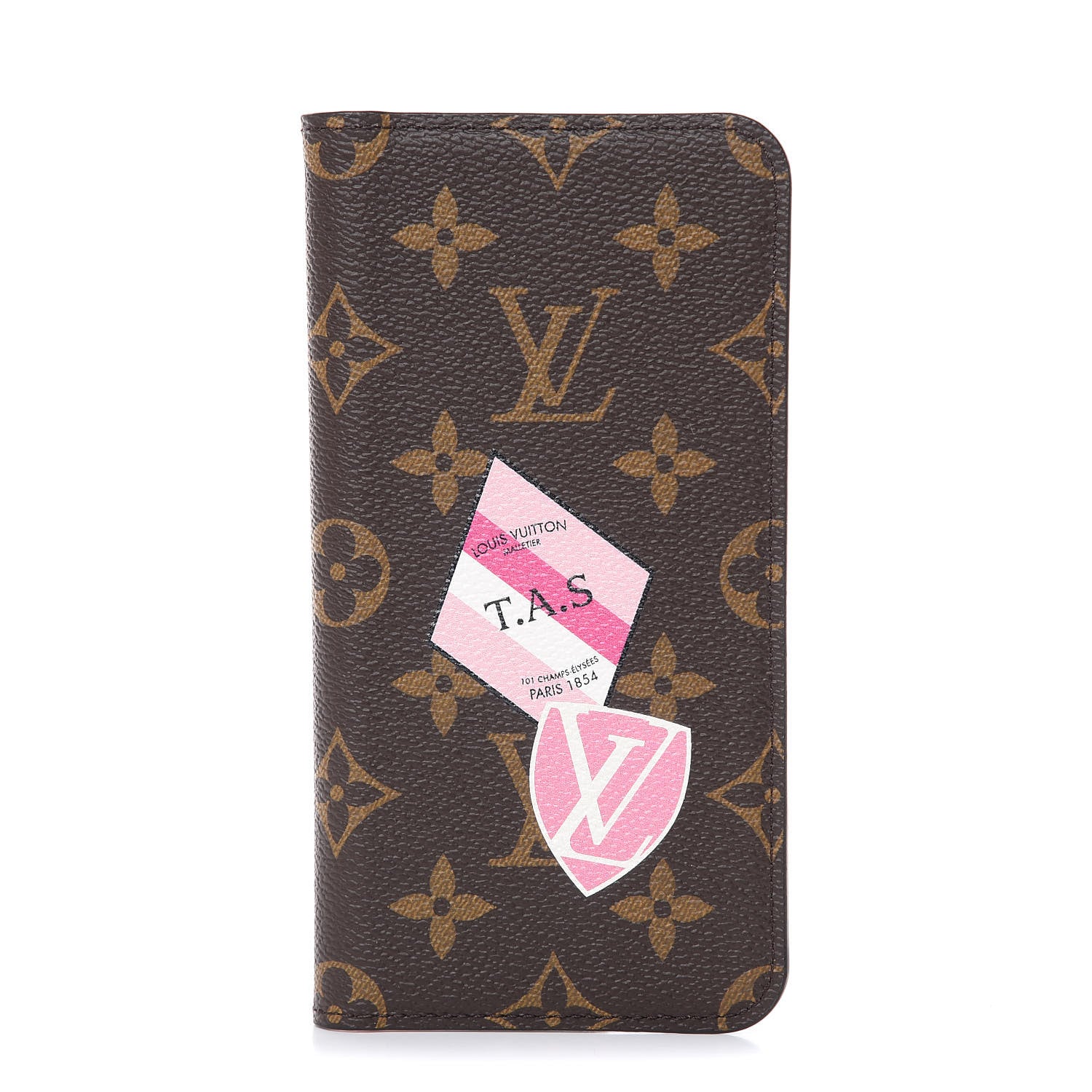 Louis Vuitton Monogram My LV World Tour iPhone XS Max Folio Case Rose Ballerine 1 of 8