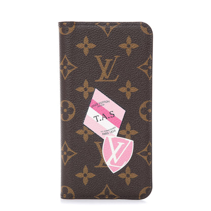 Louis Vuitton Monogram My LV World Tour iPhone XS Max Folio Case Rose Ballerine 1 of 8