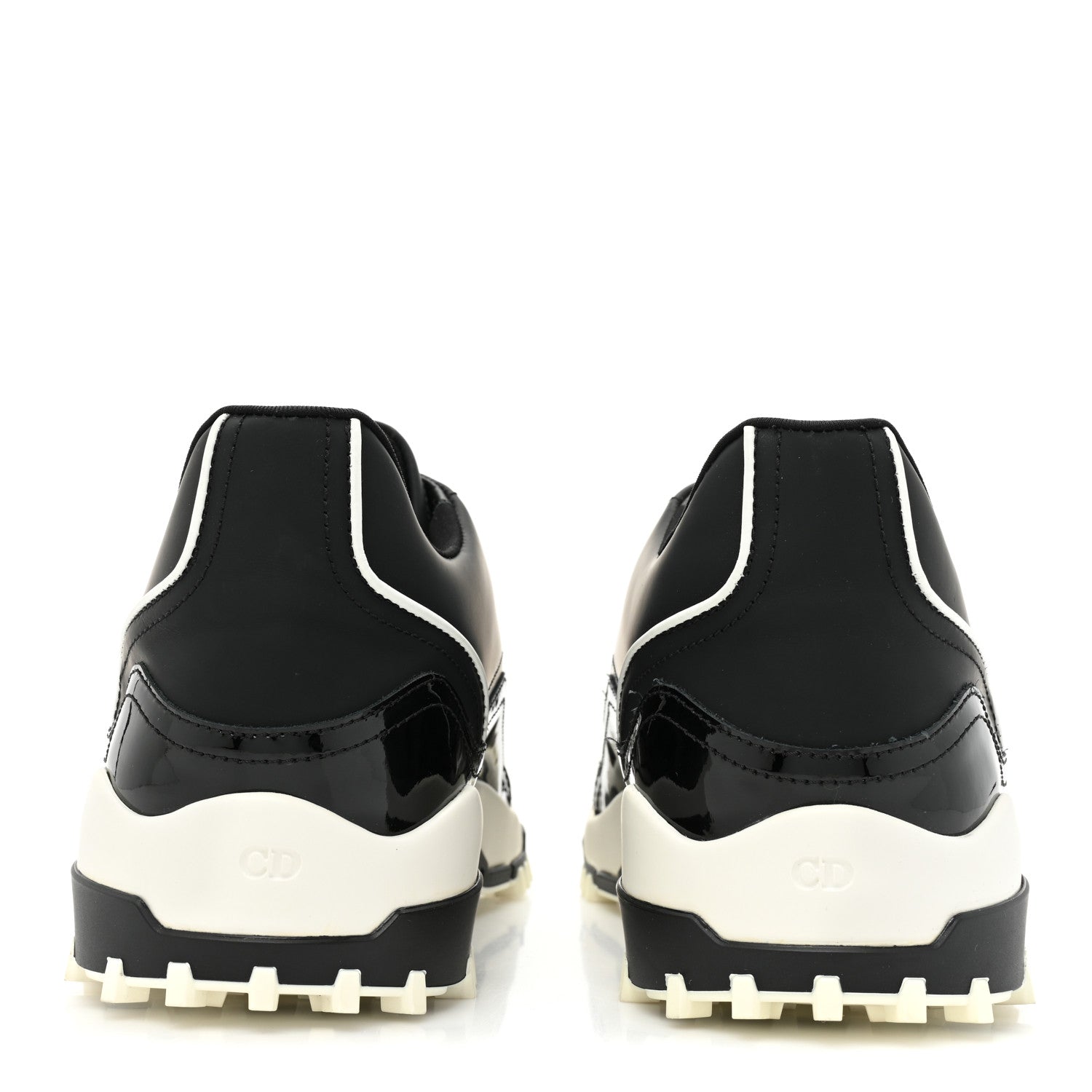 Christian Dior Technical Fabric Mens Trainer Sneakers 41 Black 4 of 10