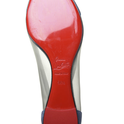 Christian Louboutin Veau Velours Rete Galativi Flats 36.5 Version Tempete 7 of 11