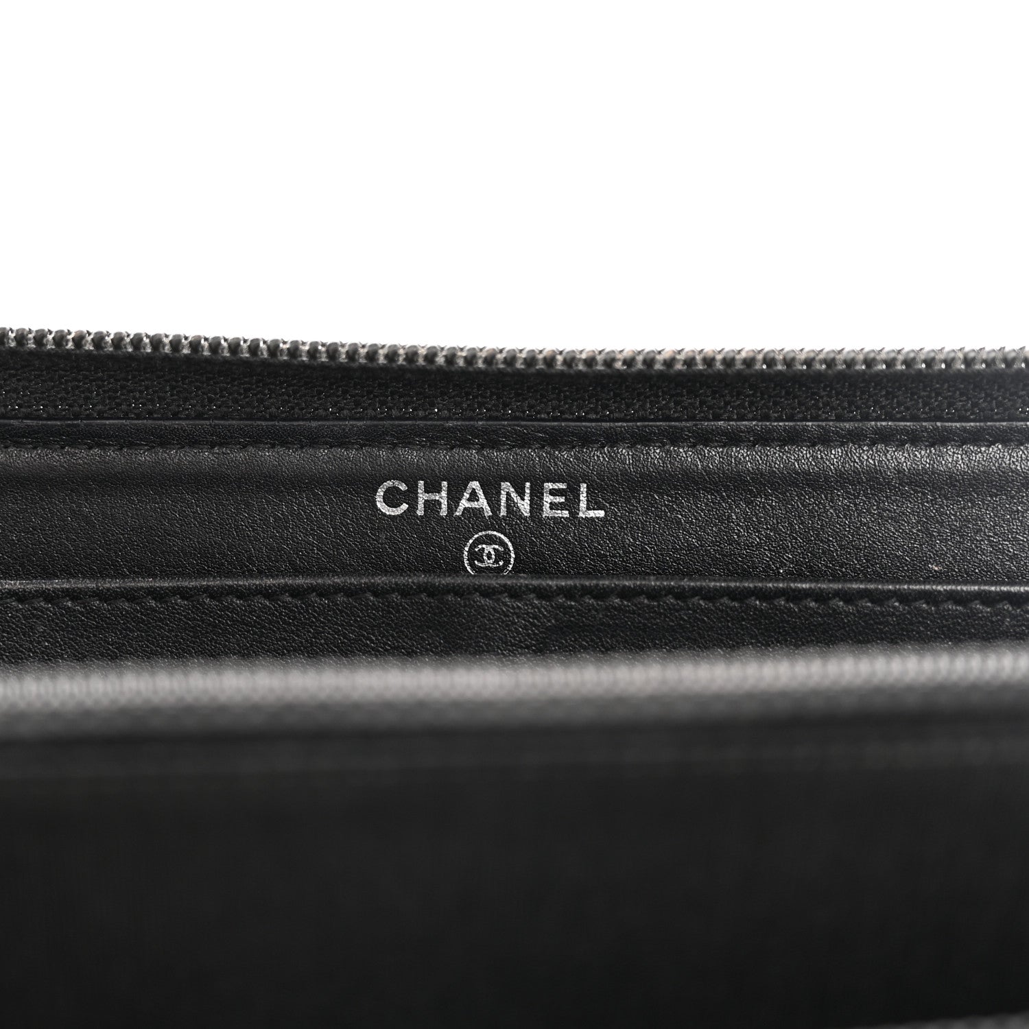 Chanel Caviar Large Timeless CC Zip Around Wallet Black 6 of 24