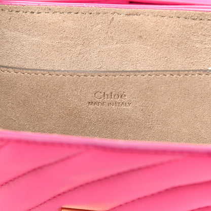 Chloe Calfskin Quilted Mini Drew Bijou Shoulder Bag Fuchsia Rose 5 of 8