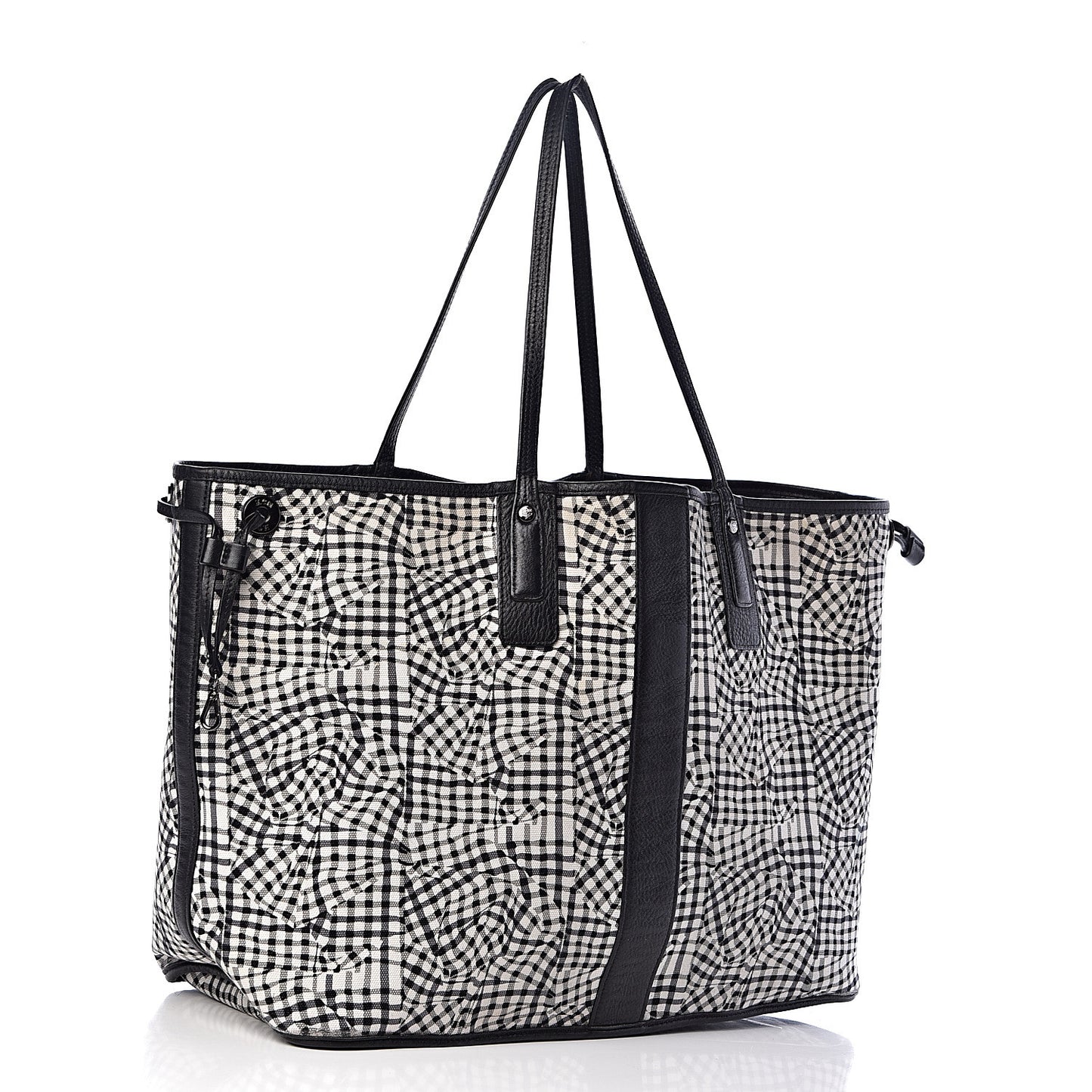 Visetos Large Liz Reversible Shopper Tote Black