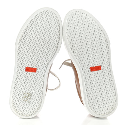 Hermes Calfskin Day Sneakers 36.5 Naturel 5 of 8