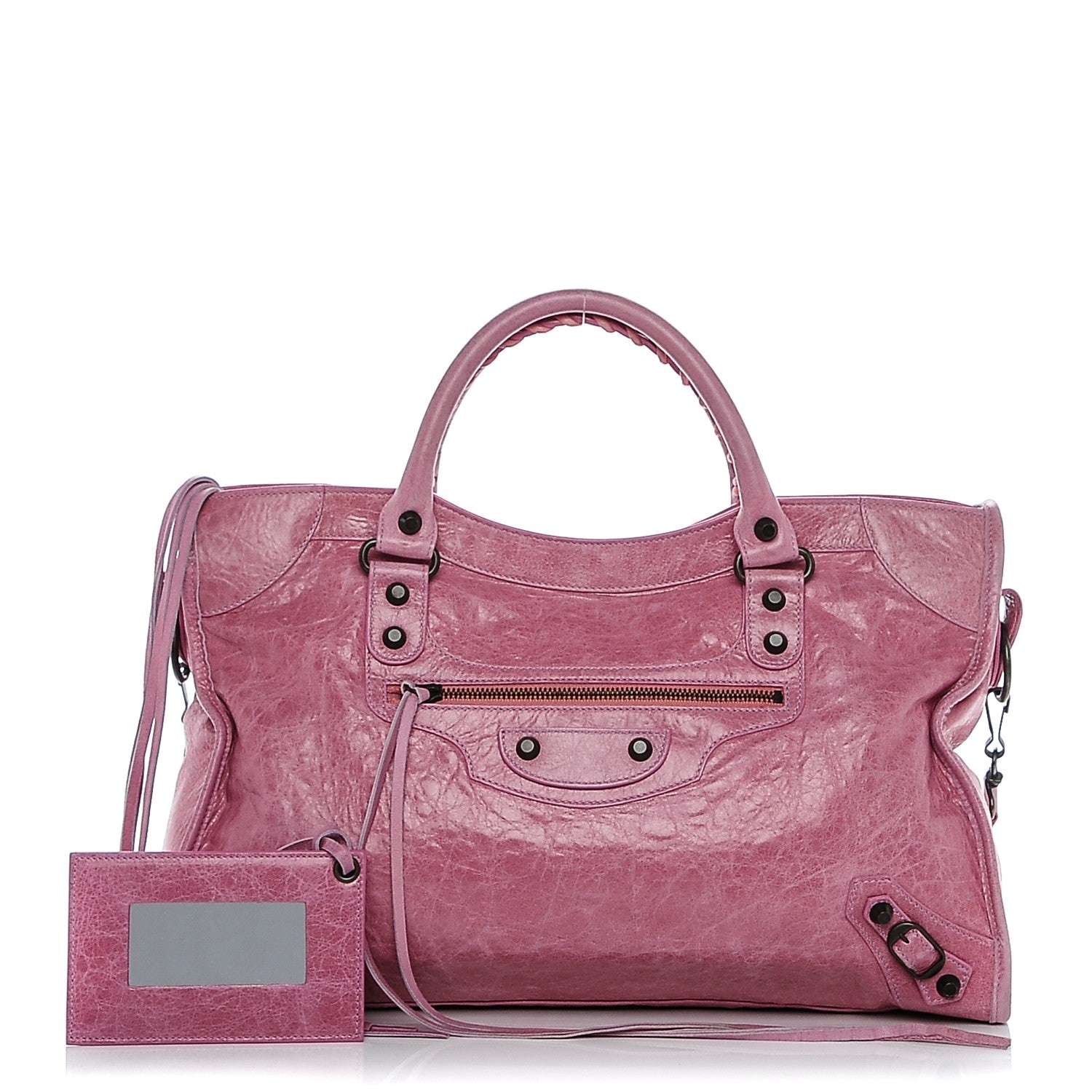 Balenciaga Agneau Classic Hardware City bubblegum 1 of 7