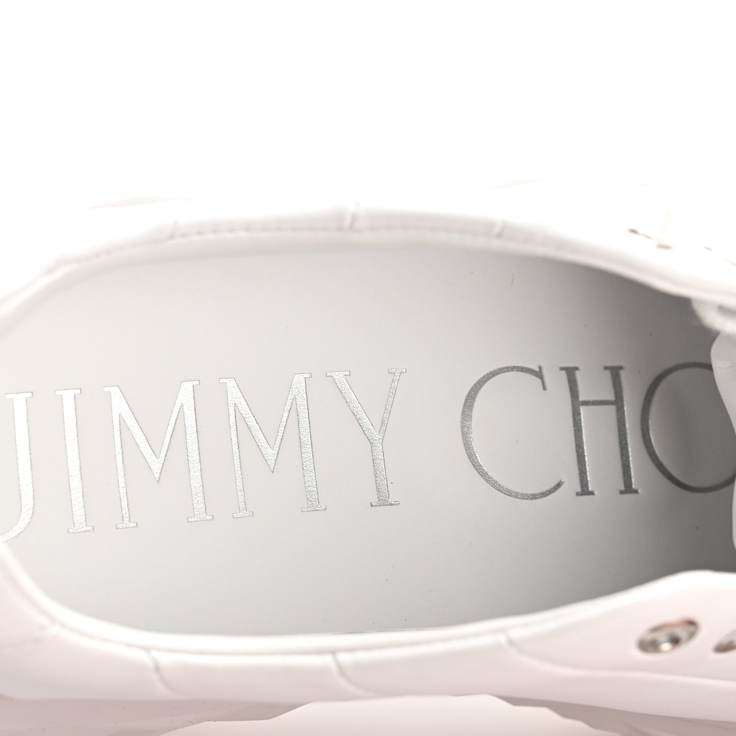 Jimmy Choo Nappa Diamond Light Platform Sneakers 38 White 24 of 27