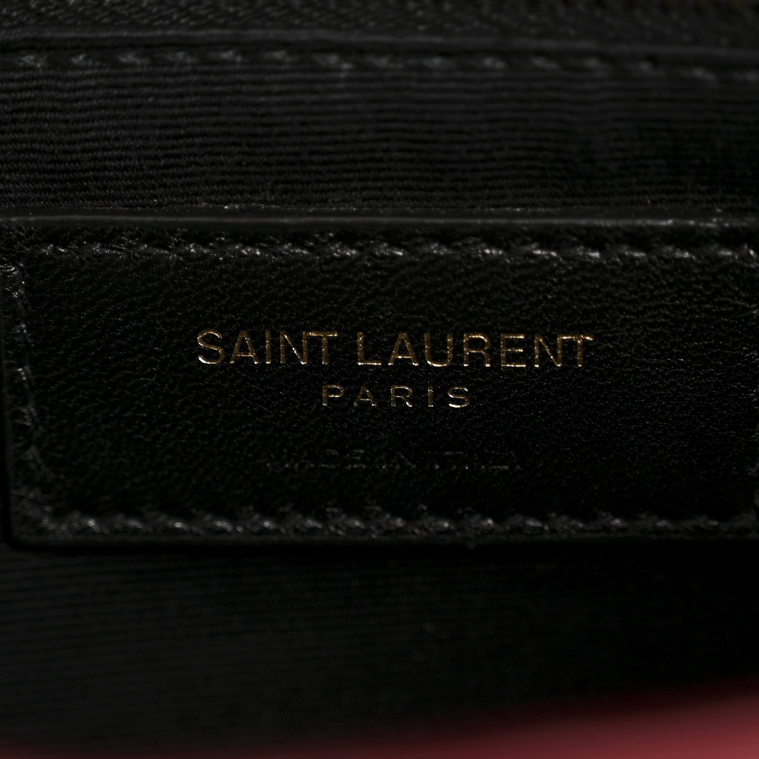 Saint Laurent Lambskin Quilted Toy Loulou Puffer Monogram Chain Satchel Red 6 of 15