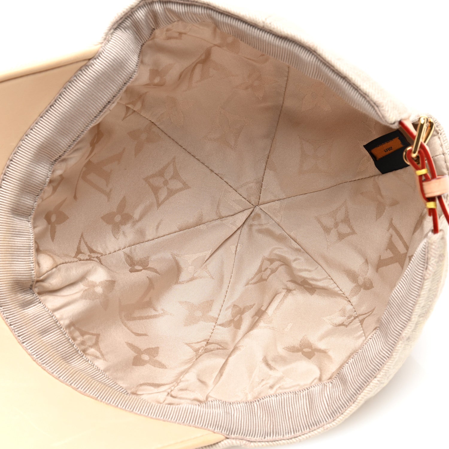 Louis Vuitton Cotton Monogram Jacquard Be My Cap Beige 7 of 8