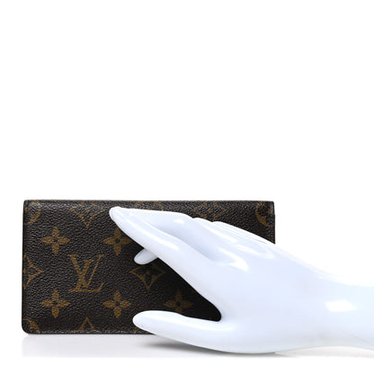 Louis Vuitton Monogram Simple Checkbook Holder Wallet Cover 2 of 8