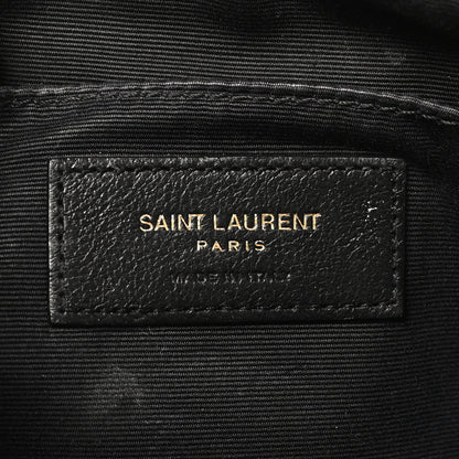 Saint Laurent Calfskin Matelasse Monogram Lou Camera Bag Dark Beige 6 of 12