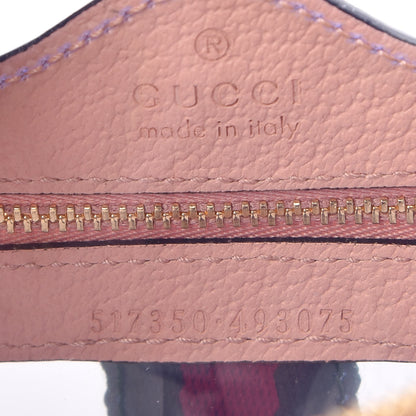 Gucci Vinyl Web Mini Ophidia Transparent Shoulder Bag Perfect Pink 6 of 8