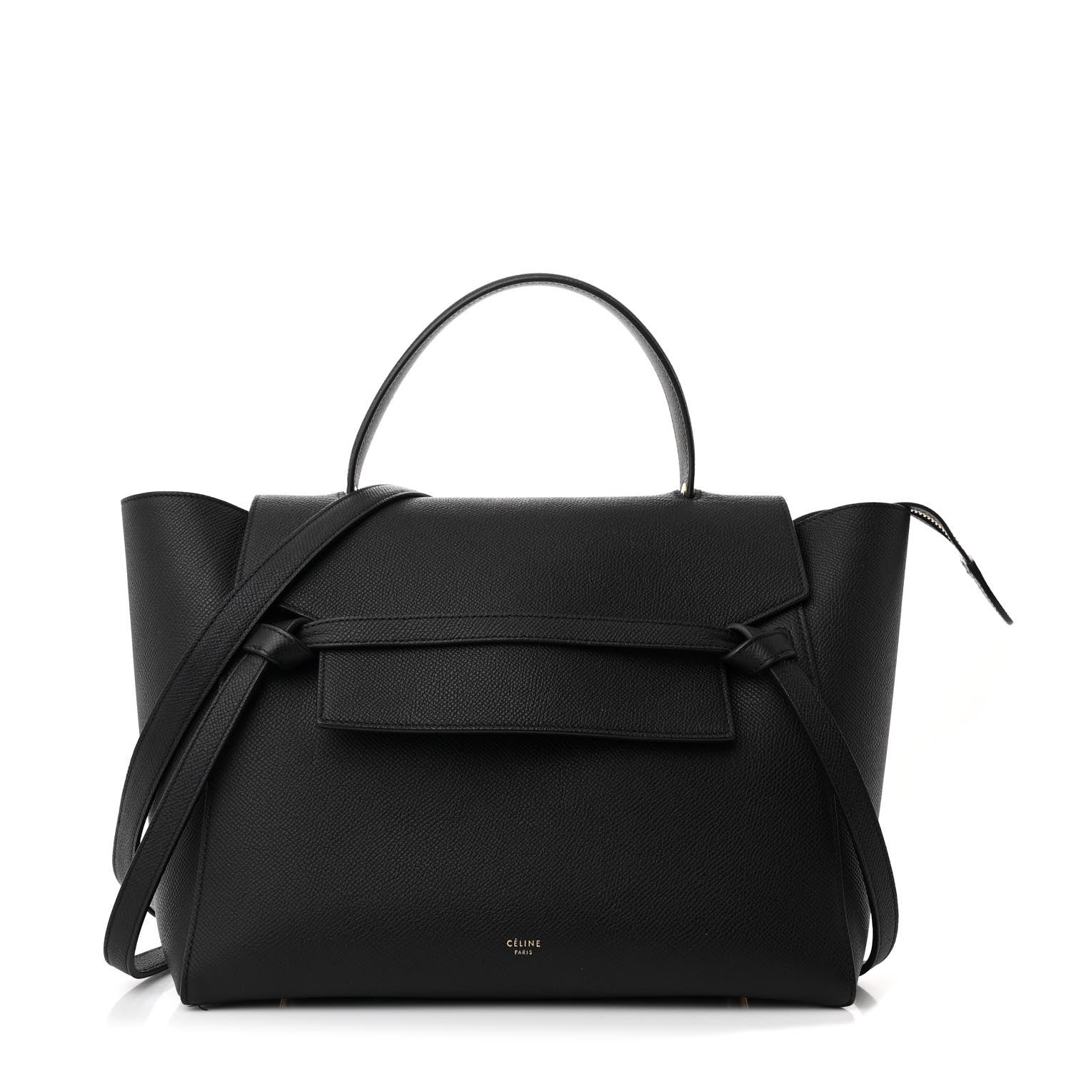 Celine Grained Calfskin Mini Belt Bag Black 1 of 11