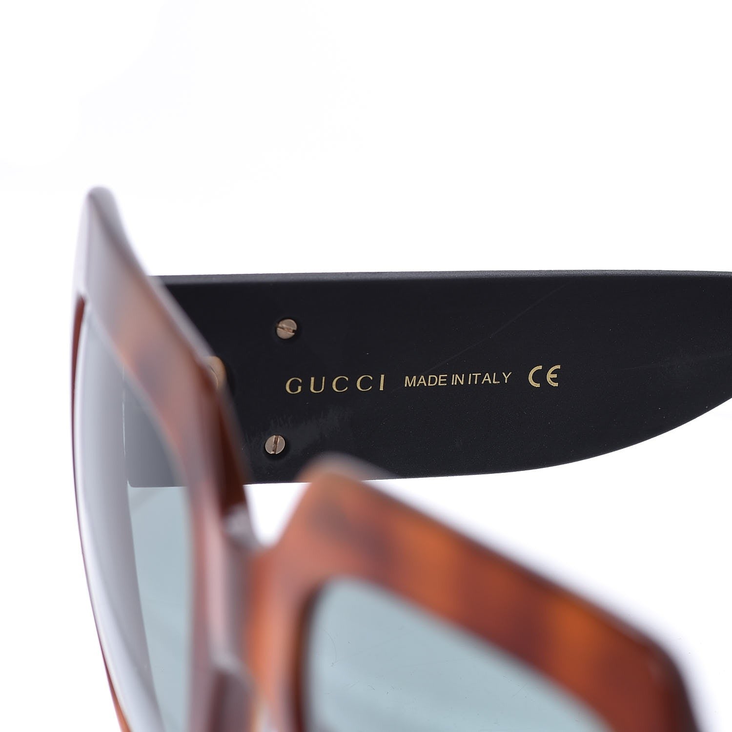 Gucci Square Frame GG0102S Sunglasses Glitter Silver Multi 6 of 8