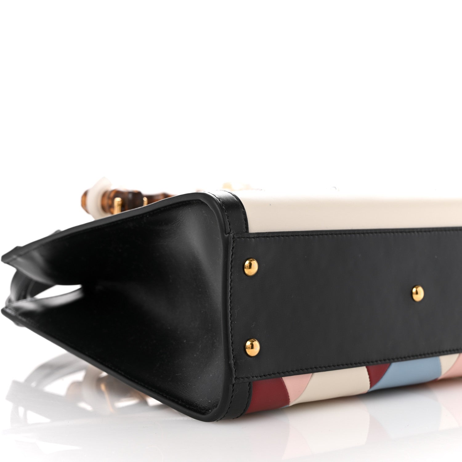 Gucci Calfskin Lovelight Small Diana Tote Bag Mystic White Paradise Cloude Multicolor 9 of 10