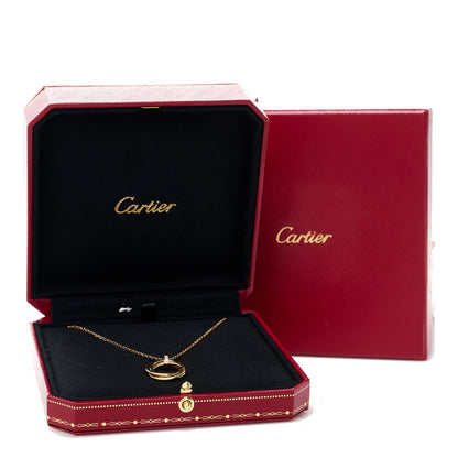 Cartier 18K Pink White Yellow Gold Diamond Trinity Pendant Necklace 7 of 7