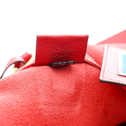 Gucci Calfskin Large Elton John Levon-Goodbye Tote Red 9 of 12
