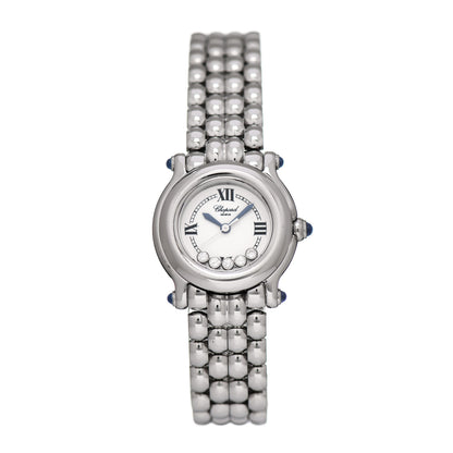 Chopard Stainless Steel 5 Diamond 26mm Happy Sport Quartz Watch 1 of 4