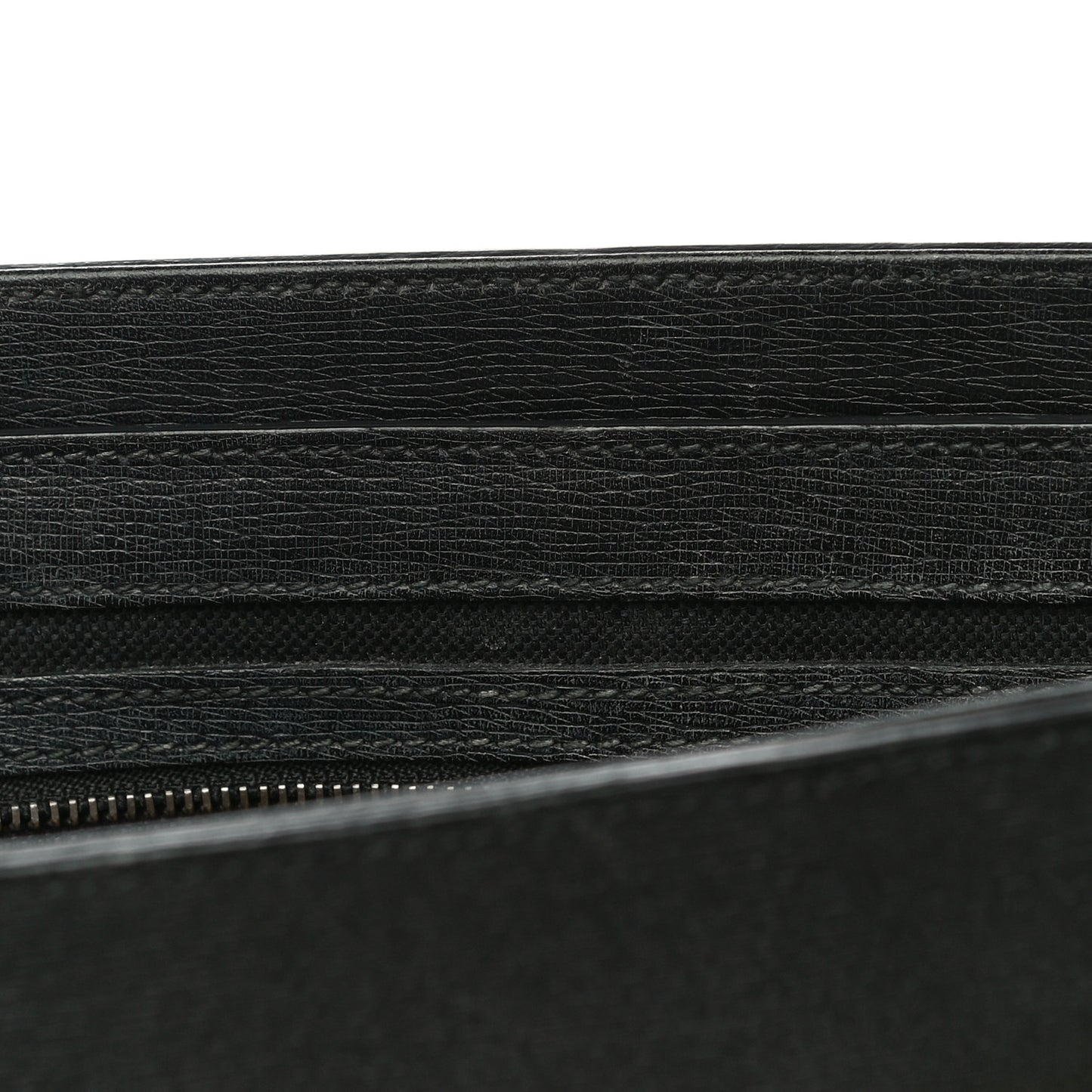 Textured Calfskin Medium Bright Bit Tote Black