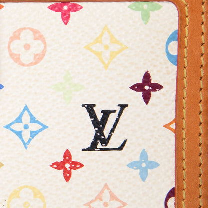 Louis Vuitton Monogram Multicolor French Purse Wallet White 6 of 13