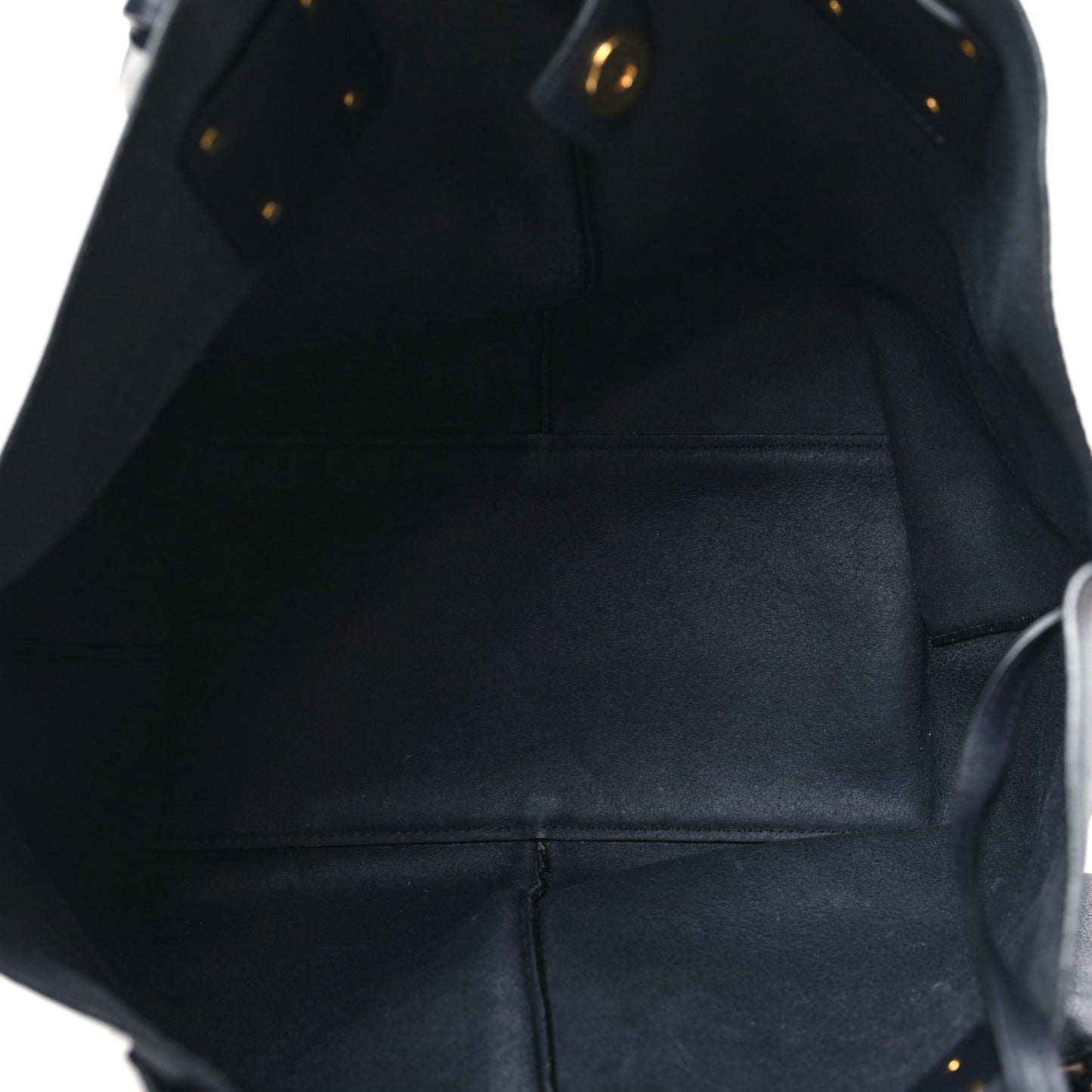 Smooth Calfskin Medium Vick Tote Full Blue