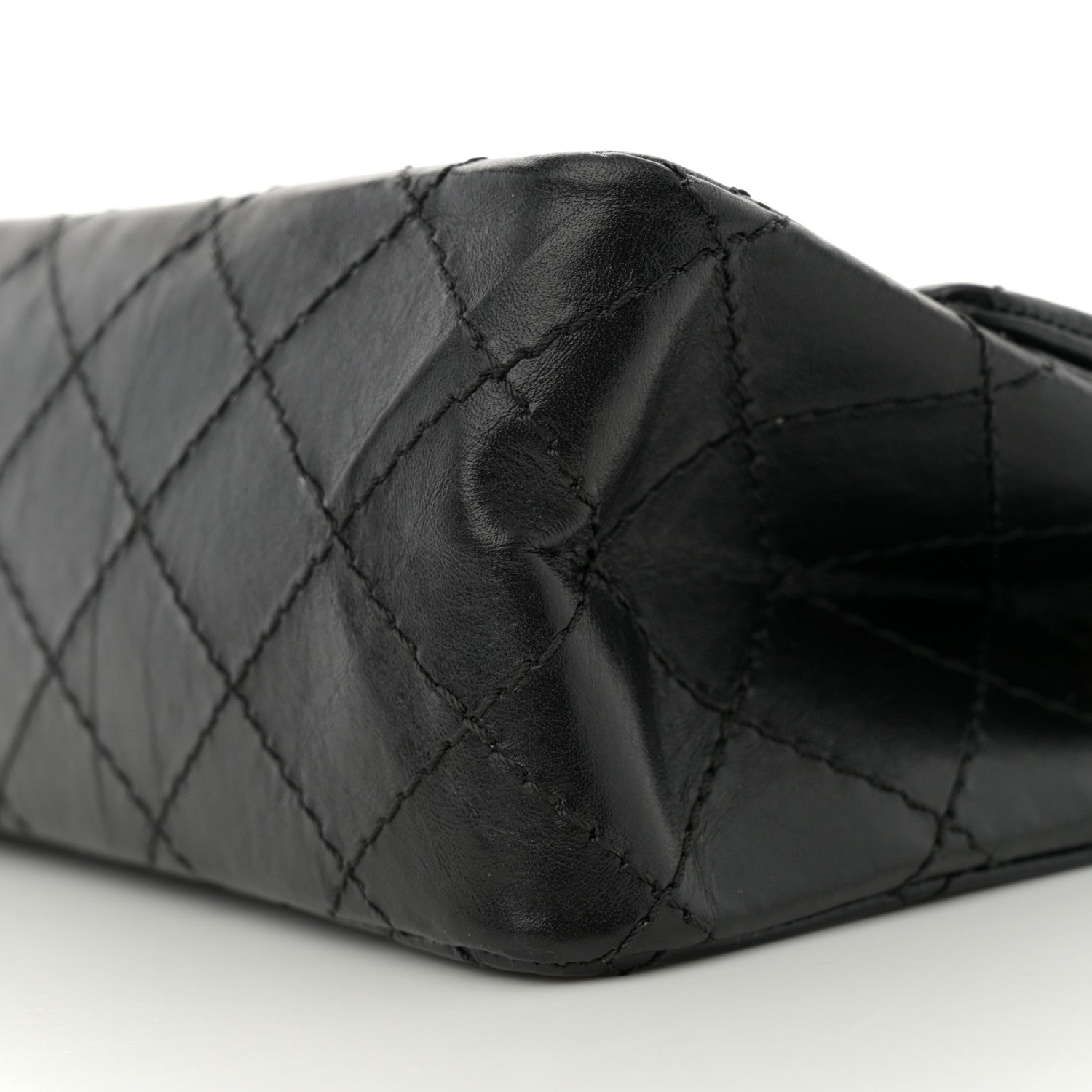Chanel Aged Calfskin Quilted 2.55 Reissue Mini Flap Black 10 of 11