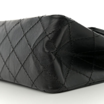 Chanel Aged Calfskin Quilted 2.55 Reissue Mini Flap Black 10 of 11