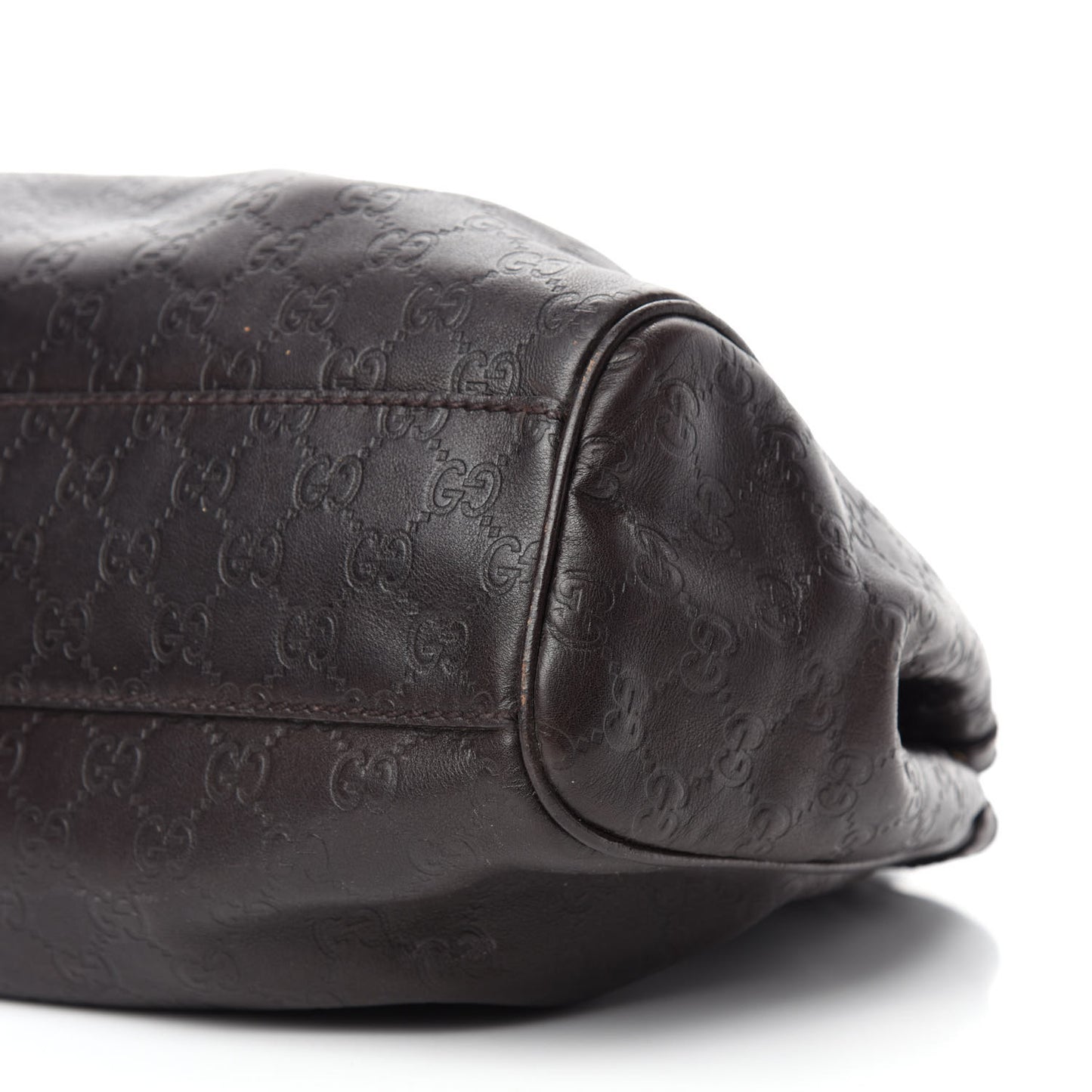 Guccissima Medium Sukey Tote Chocolate