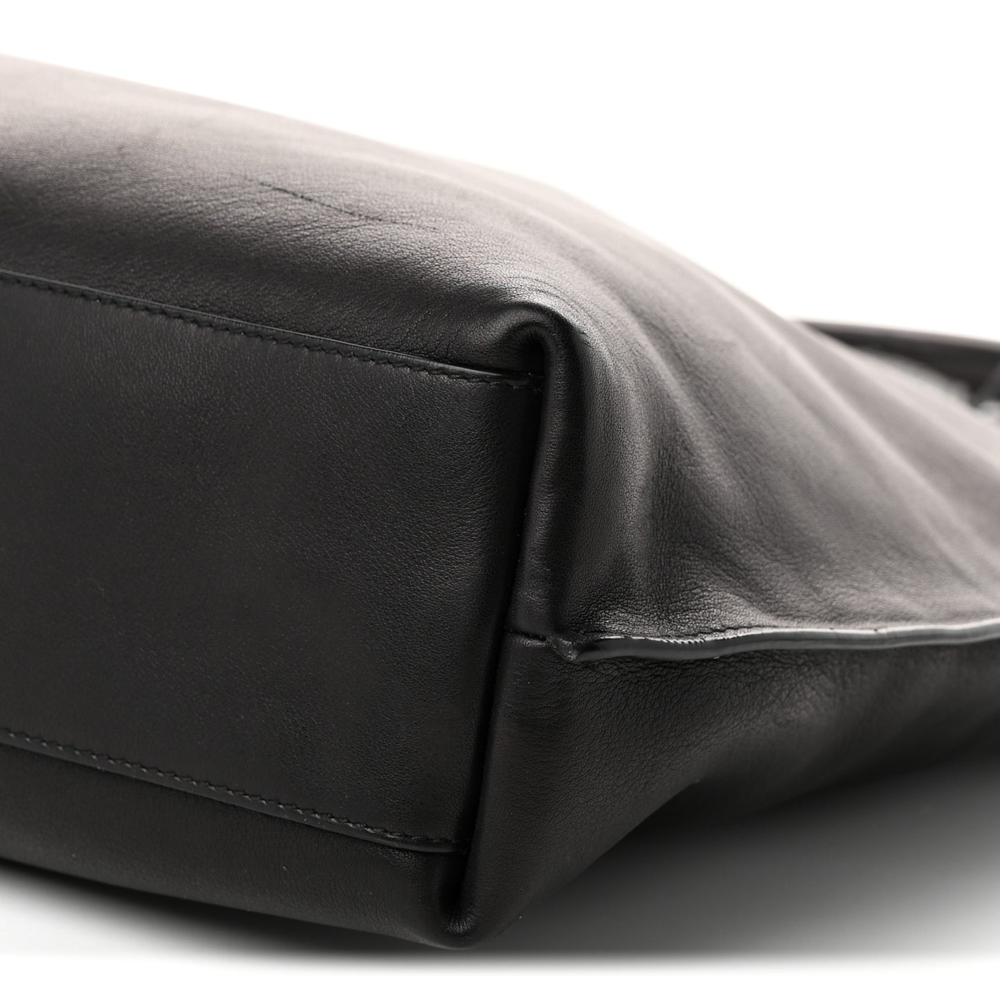 Calfskin Hobo Black