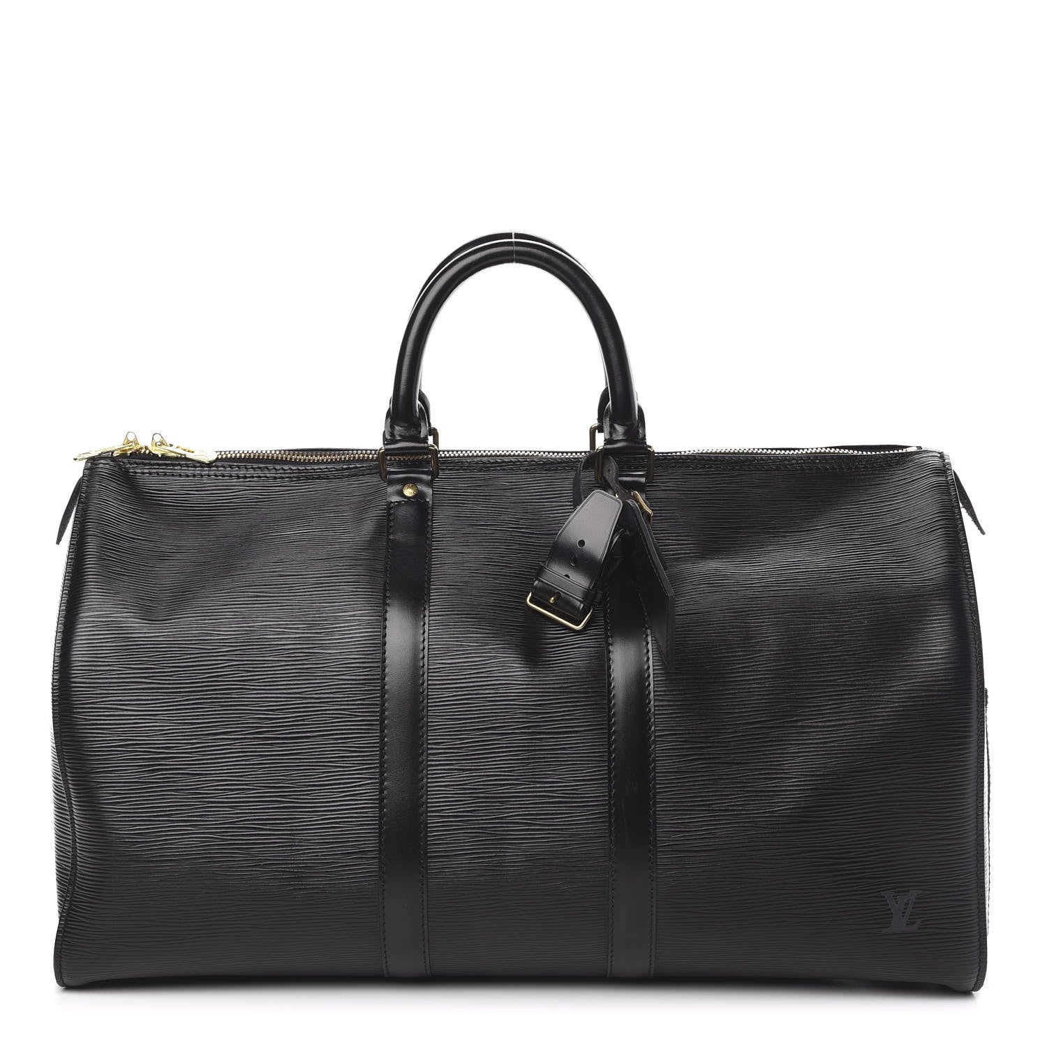 Louis Vuitton Epi Keepall 45 Black 1 of 9