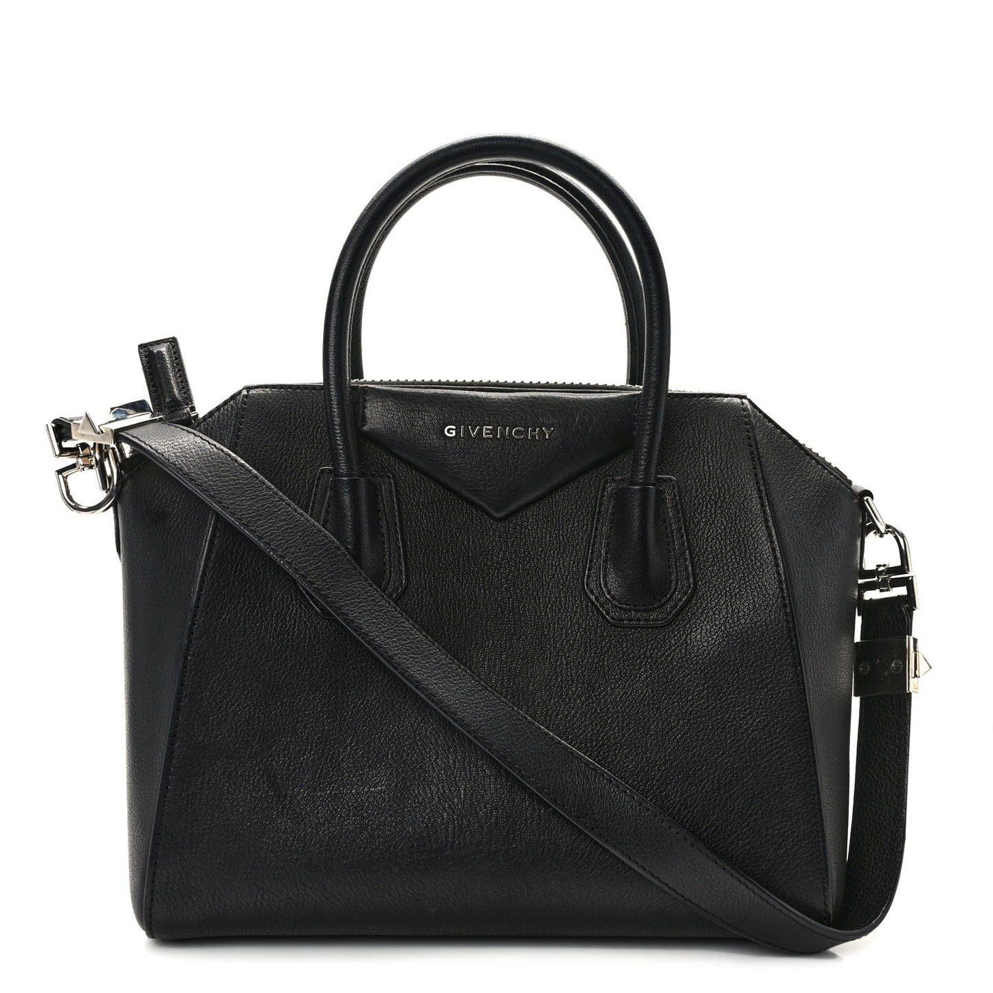 Sugar Goatskin Small Antigona Black