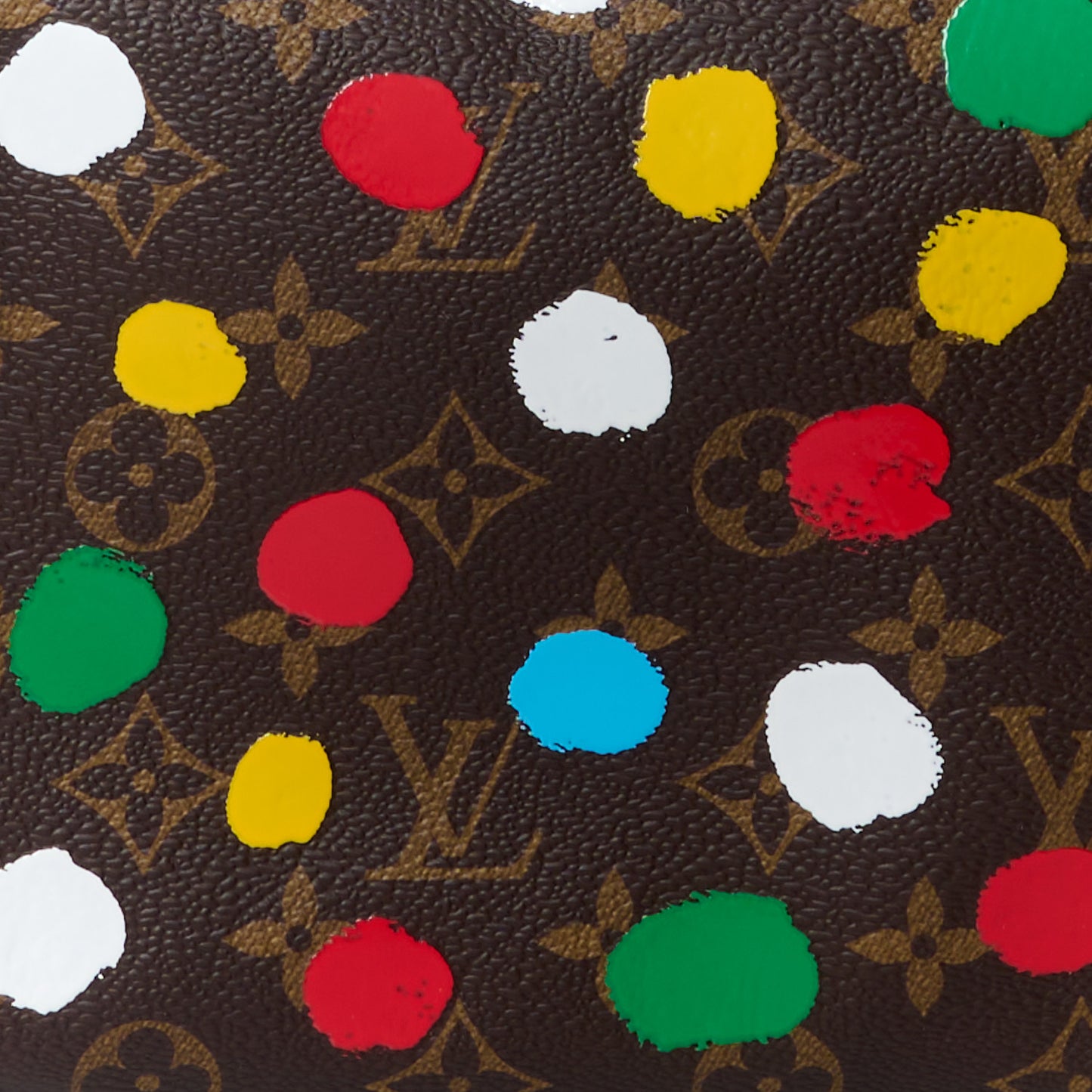 LV X YK Monogram Dots Side Trunk Multicolor