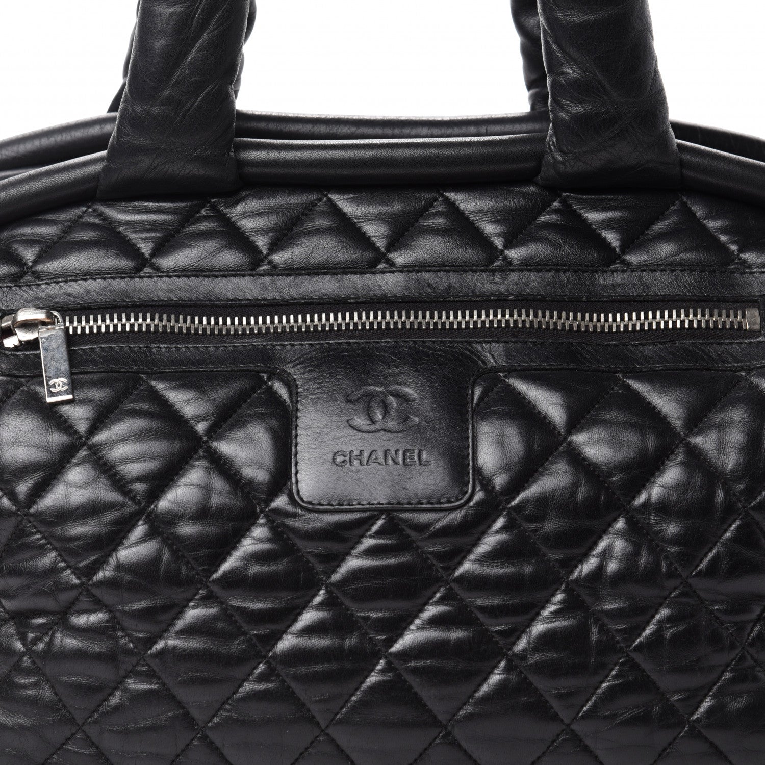 Chanel Lambskin Coco Cocoon Bowler Black 10 of 10
