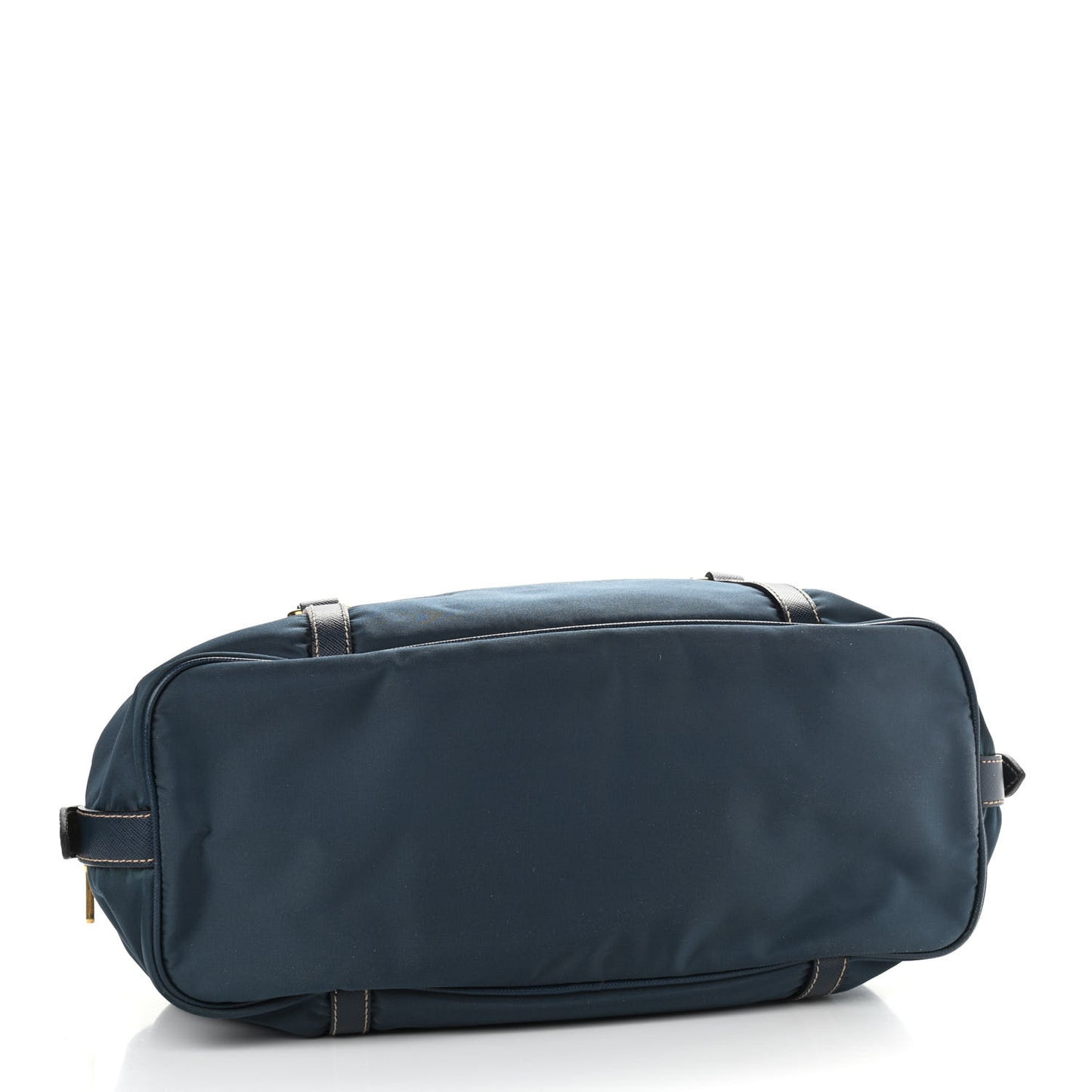 Tessuto Nylon Jacquard Logo Shoulder Bag Denim