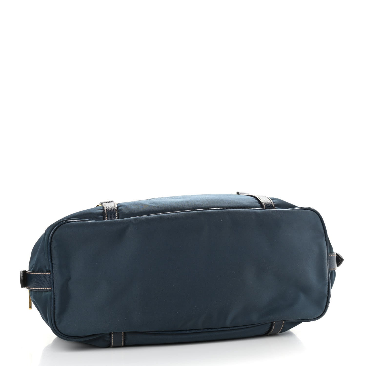 Prada Tessuto Nylon Jacquard Logo Shoulder Bag Denim 4 of 13