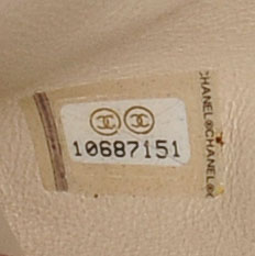 Matte Alligator Perfume Bottle Top Clutch Beige