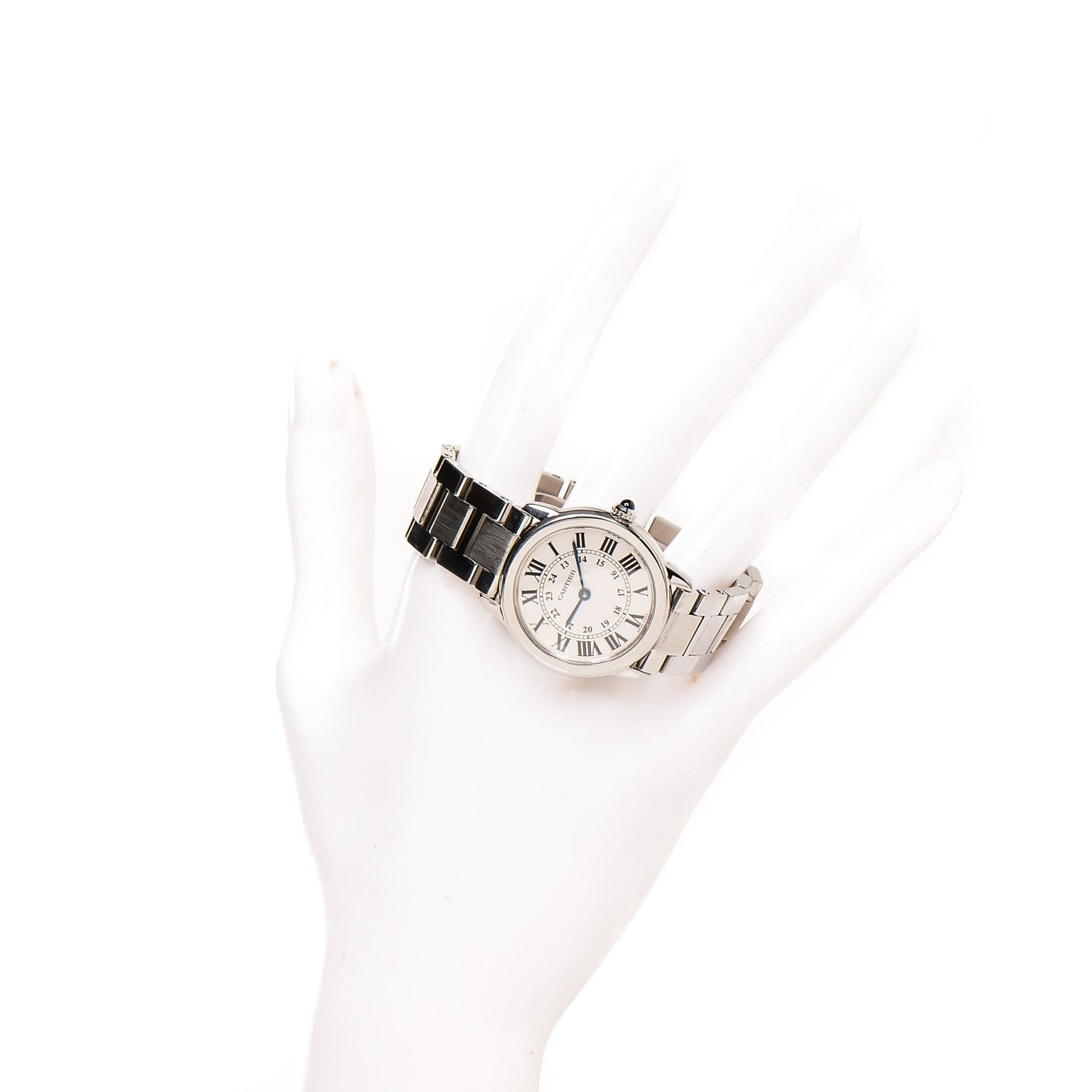 Cartier Stainless Steel 29mm Ronde Solo Quartz Watch 2 of 5