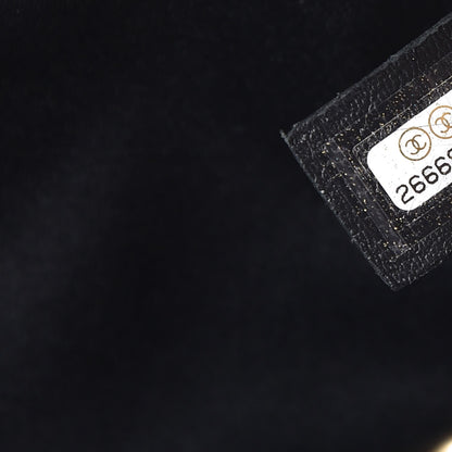 Chanel Satin Quilted Pleated Flap Grey 8 of 8